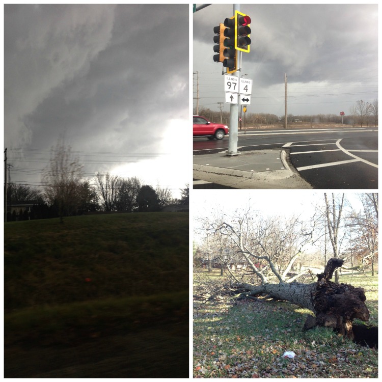 tornado central illinois, storm damage, springfield illinois